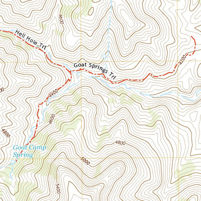 United States Geological Survey Horner Mountain, AZ (2021, 24000-Scale) digital map