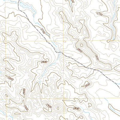 United States Geological Survey Horse Creek, MT (2020, 24000-Scale) digital map