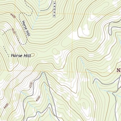 United States Geological Survey Horse Hill, MT (2020, 24000-Scale) digital map