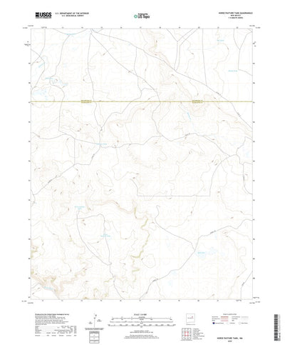 United States Geological Survey Horse Pasture Tank, NM (2020, 24000-Scale) digital map
