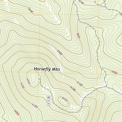 United States Geological Survey Horsefly Mountain, OR (2020, 24000-Scale) digital map