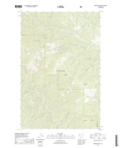 United States Geological Survey Horsehead Peak, MT (2020, 24000-Scale) digital map