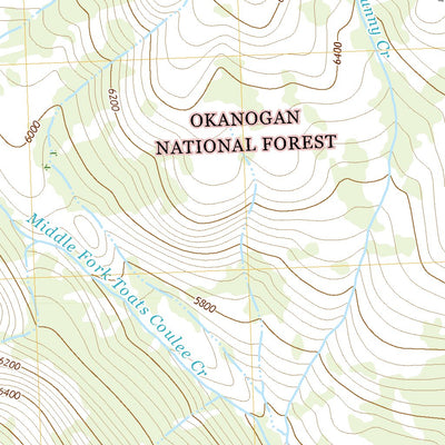 United States Geological Survey Horseshoe Basin, WA (2020, 24000-Scale) digital map