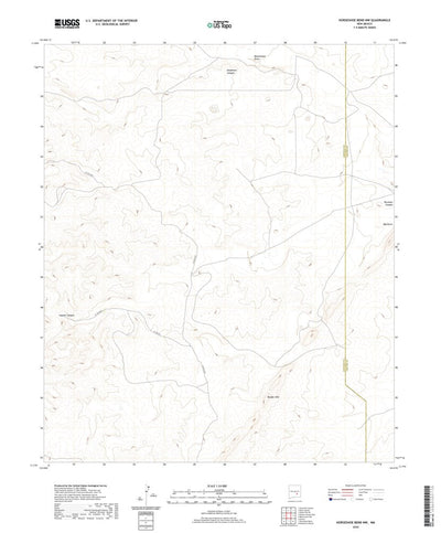 United States Geological Survey Horseshoe Bend NW, NM (2020, 24000-Scale) digital map