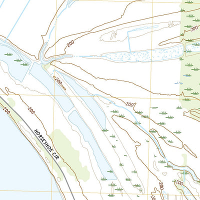 United States Geological Survey Horseshoe Lake, AR (2020, 24000-Scale) digital map