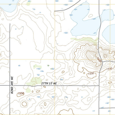 United States Geological Survey Horseshoe Lake, ND (2020, 24000-Scale) digital map