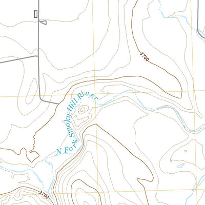United States Geological Survey Horsethief Draw NE, KS (2022, 24000-Scale) digital map