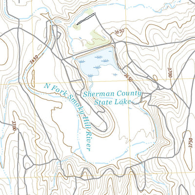 United States Geological Survey Horsethief Draw NE, KS (2022, 24000-Scale) digital map