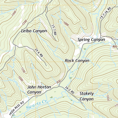 United States Geological Survey Horton, OR (2020, 24000-Scale) digital map