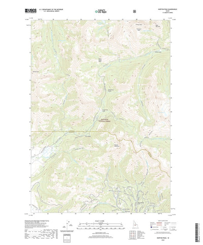United States Geological Survey Horton Peak, ID (2020, 24000-Scale) digital map
