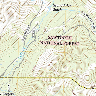 United States Geological Survey Horton Peak, ID (2020, 24000-Scale) digital map