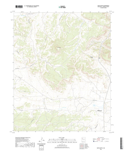 United States Geological Survey Hosta Butte, NM (2020, 24000-Scale) digital map