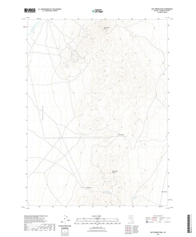United States Geological Survey Hot Springs Peak, NV (2021, 24000-Scale) digital map