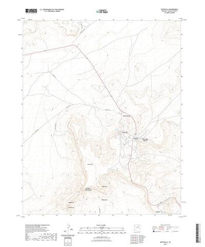 United States Geological Survey Hotevilla, AZ (2021, 24000-Scale) digital map