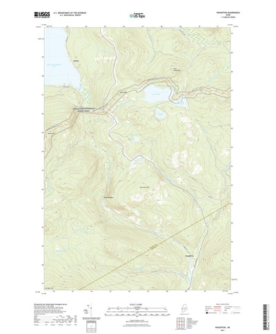 United States Geological Survey Houghton, ME (2021, 24000-Scale) digital map