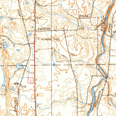 United States Geological Survey Houlton, ME (1938, 62500-Scale) digital map