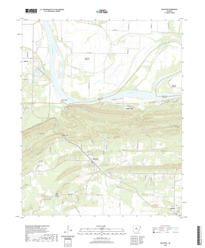 United States Geological Survey Houston, AR (2020, 24000-Scale) digital map