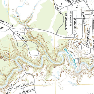 United States Geological Survey Houston Heights, TX (2022, 24000-Scale) digital map