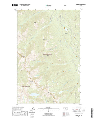United States Geological Survey Howard Lake, MT (2020, 24000-Scale) digital map