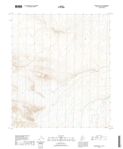 United States Geological Survey Howard Pass D-4 SE, AK (2020, 25000-Scale) digital map