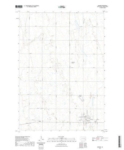 United States Geological Survey Howard, SD (2021, 24000-Scale) digital map