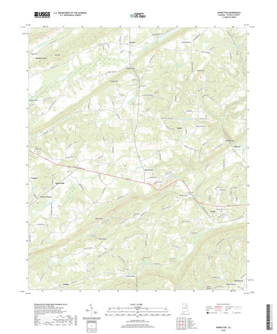 United States Geological Survey Howelton, AL (2020, 24000-Scale) digital map