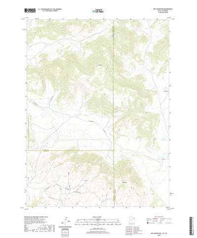 United States Geological Survey Hoy Mountain, UT (2020, 24000-Scale) digital map