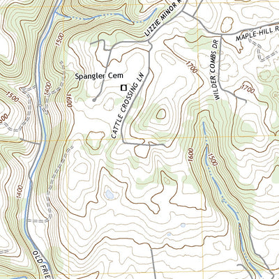 United States Geological Survey Hubbard Springs, VA (2022, 24000-Scale) digital map