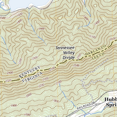 United States Geological Survey Hubbard Springs, VA (2022, 24000-Scale) digital map