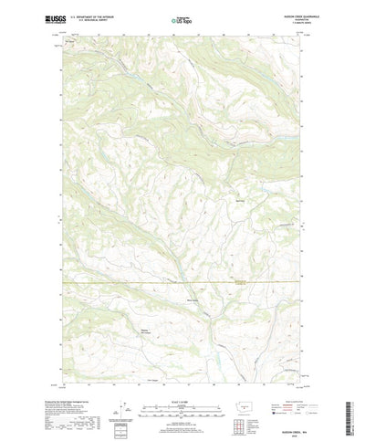 United States Geological Survey Hudson Creek, WA (2020, 24000-Scale) digital map