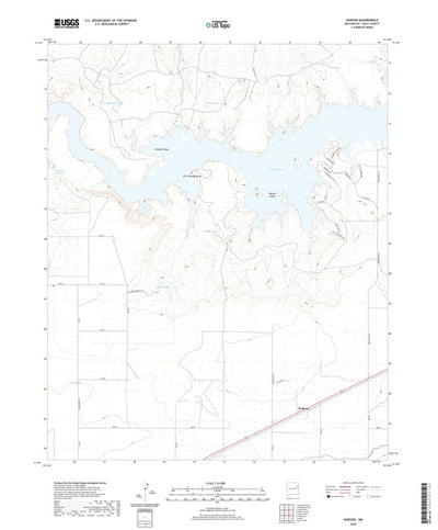 United States Geological Survey Hudson, NM (2020, 24000-Scale) digital map