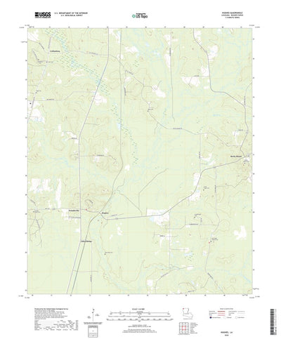 United States Geological Survey Hughes, LA (2020, 24000-Scale) digital map