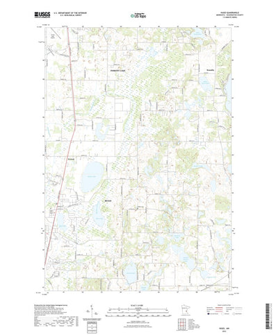 United States Geological Survey Hugo, MN (2022, 24000-Scale) digital map