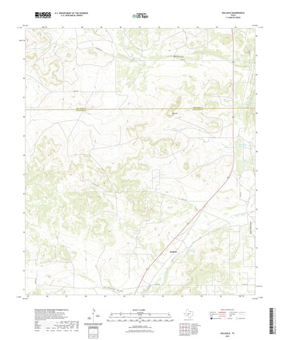 United States Geological Survey Hulldale, TX (2022, 24000-Scale) digital map