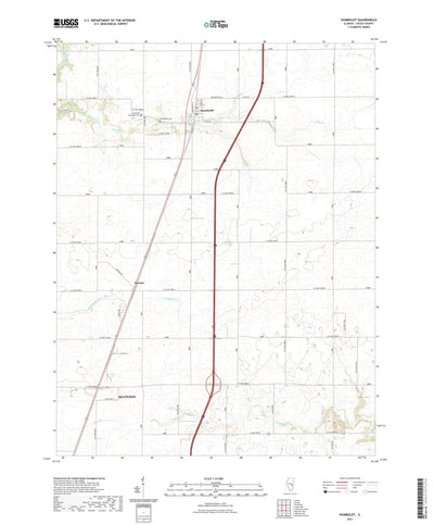 United States Geological Survey Humboldt, IL (2021, 24000-Scale) digital map