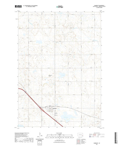 United States Geological Survey Humboldt, SD (2021, 24000-Scale) digital map