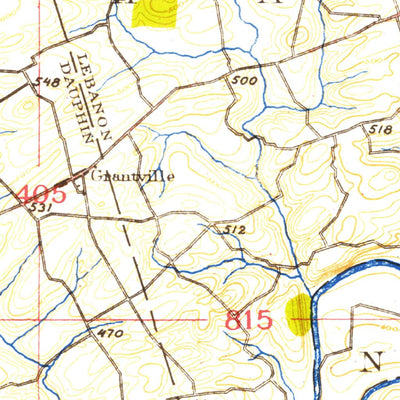 United States Geological Survey Hummelstown, PA (1924, 62500-Scale) digital map