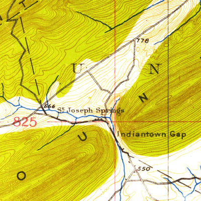 United States Geological Survey Hummelstown, PA (1924, 62500-Scale) digital map