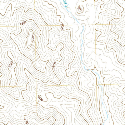 United States Geological Survey Hummingbird Spring, AZ (2021, 24000-Scale) digital map