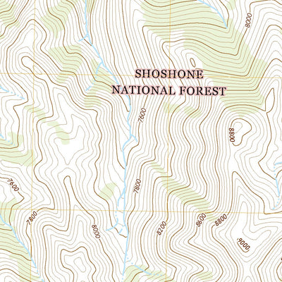 United States Geological Survey Hunter Peak, WY (2021, 24000-Scale) digital map