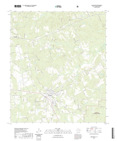 United States Geological Survey Huntington, TX (2022, 24000-Scale) digital map