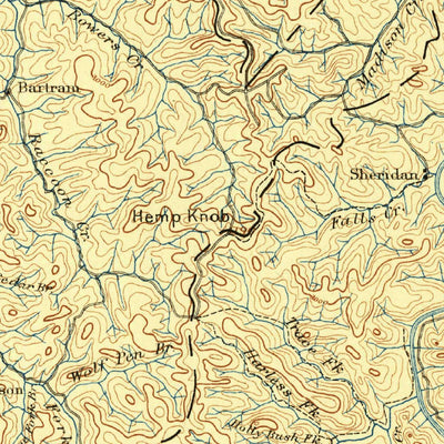 United States Geological Survey Huntington, WV-OH (1892, 125000-Scale) digital map