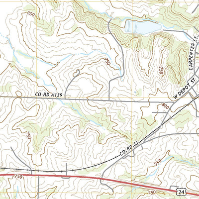 United States Geological Survey Huntsville, MO (2021, 24000-Scale) digital map