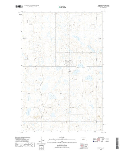 United States Geological Survey Hurdsfield, ND (2020, 24000-Scale) digital map