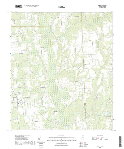 United States Geological Survey Hurley, MS (2020, 24000-Scale) digital map