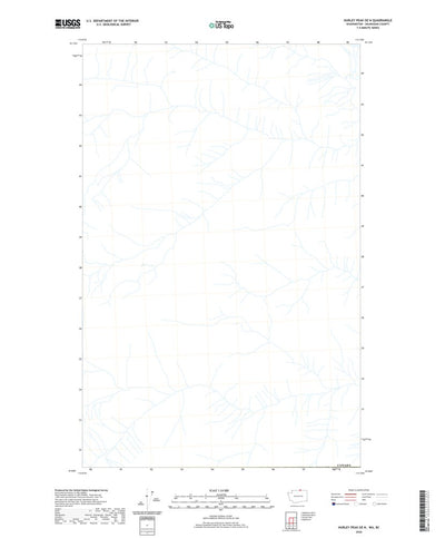 United States Geological Survey Hurley Peak OE N, WA (2020, 24000-Scale) digital map