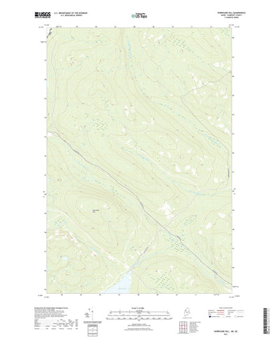 United States Geological Survey Hurricane Hill, ME (2021, 24000-Scale) digital map