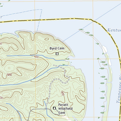 United States Geological Survey Hustburg, TN (2022, 24000-Scale) digital map