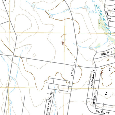 United States Geological Survey Hutto, TX (2022, 24000-Scale) digital map