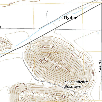 United States Geological Survey Hyder, AZ (2021, 24000-Scale) digital map